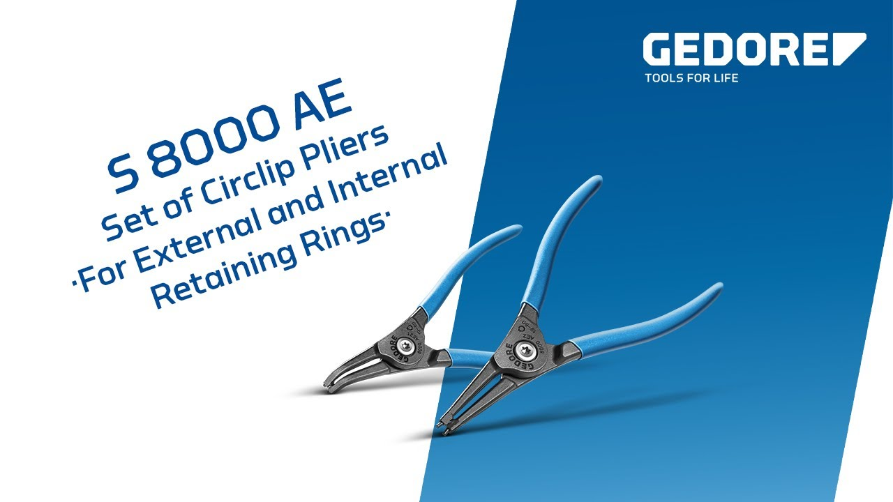 GEDORE S 8000 AE CIRCLIP PLIERS