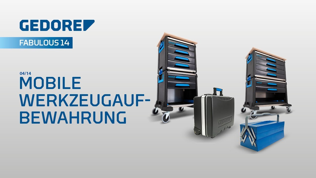 Mobile Werkzeugaufbewahrung von GEDORE | Video-Reihe Fab14 | Episode 4