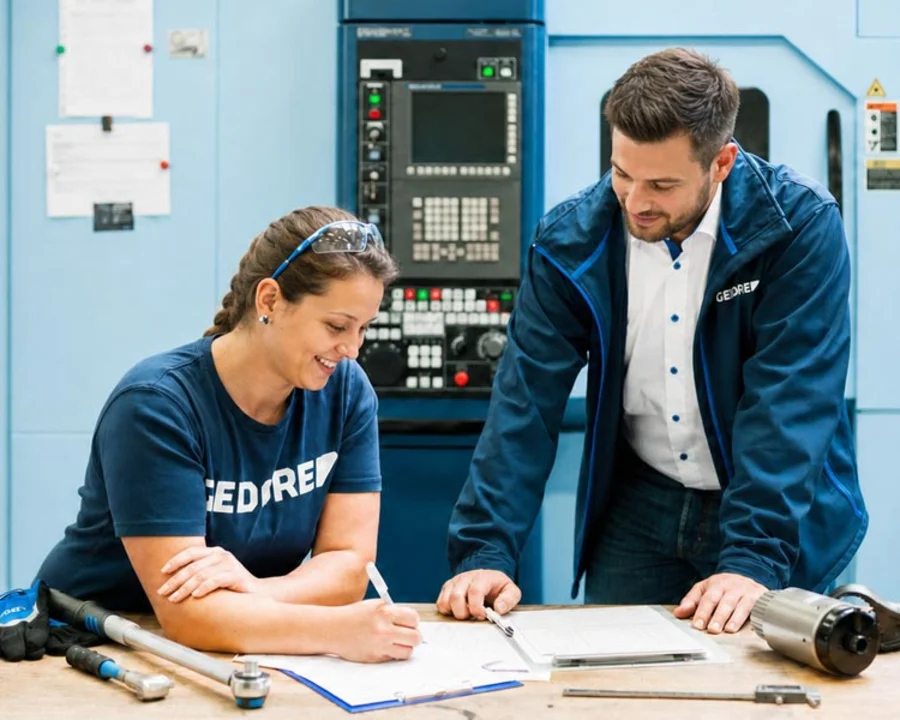 GEDORE Mitarbeiter bei der gemeinsamen Arbeit