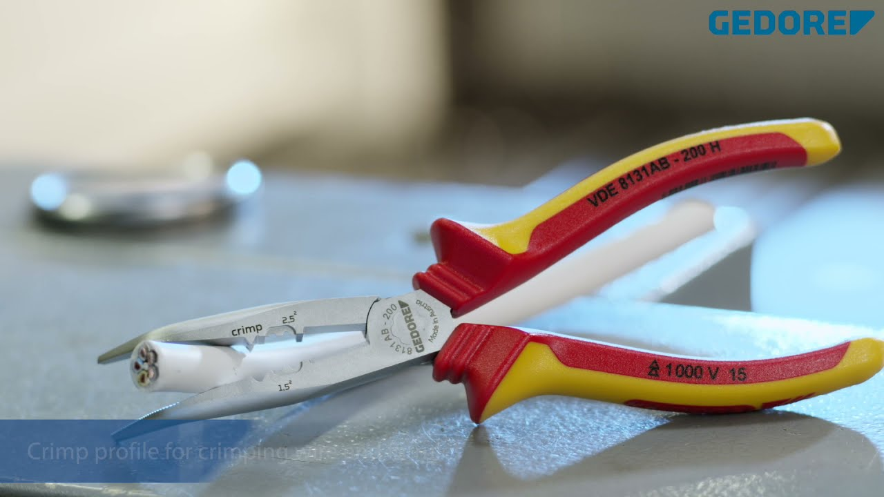 GEDORE 8131 AB-200 H VDE MULTIPLE PLIERS