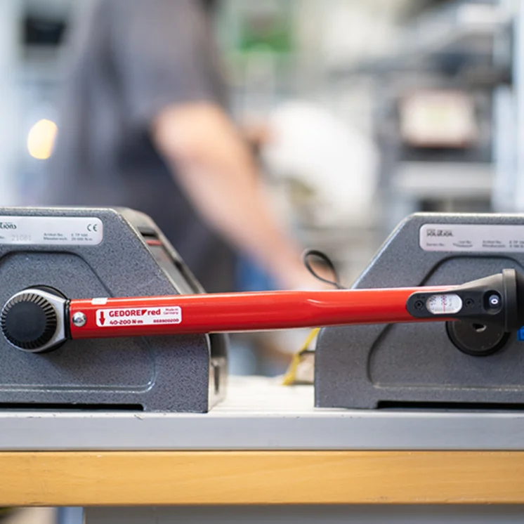 GEDORE red Drehmomentkalibrierung im DakkS Labor