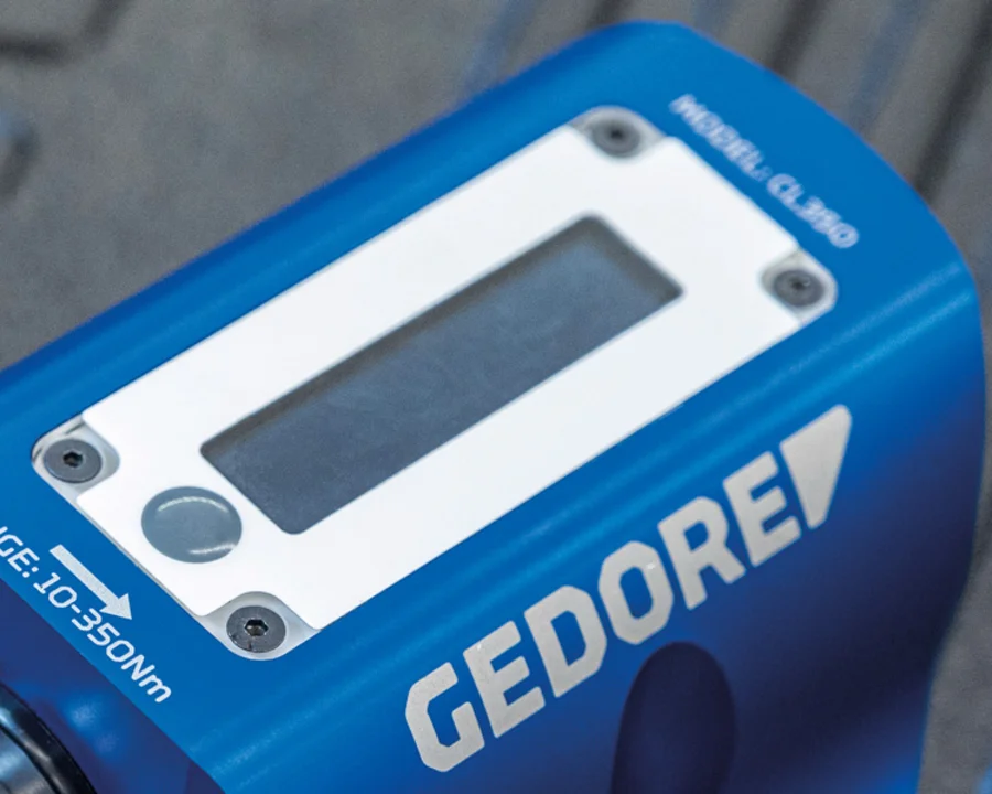 GEDORE CAPTURE Lite Drehmoment-Prüfgerät auf einer Arbeitsplatte