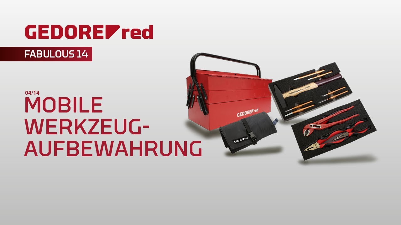 Mobile Werkzeugaufbewahrung von GEDOREred | Video-Reihe FAB14 | Folge 4