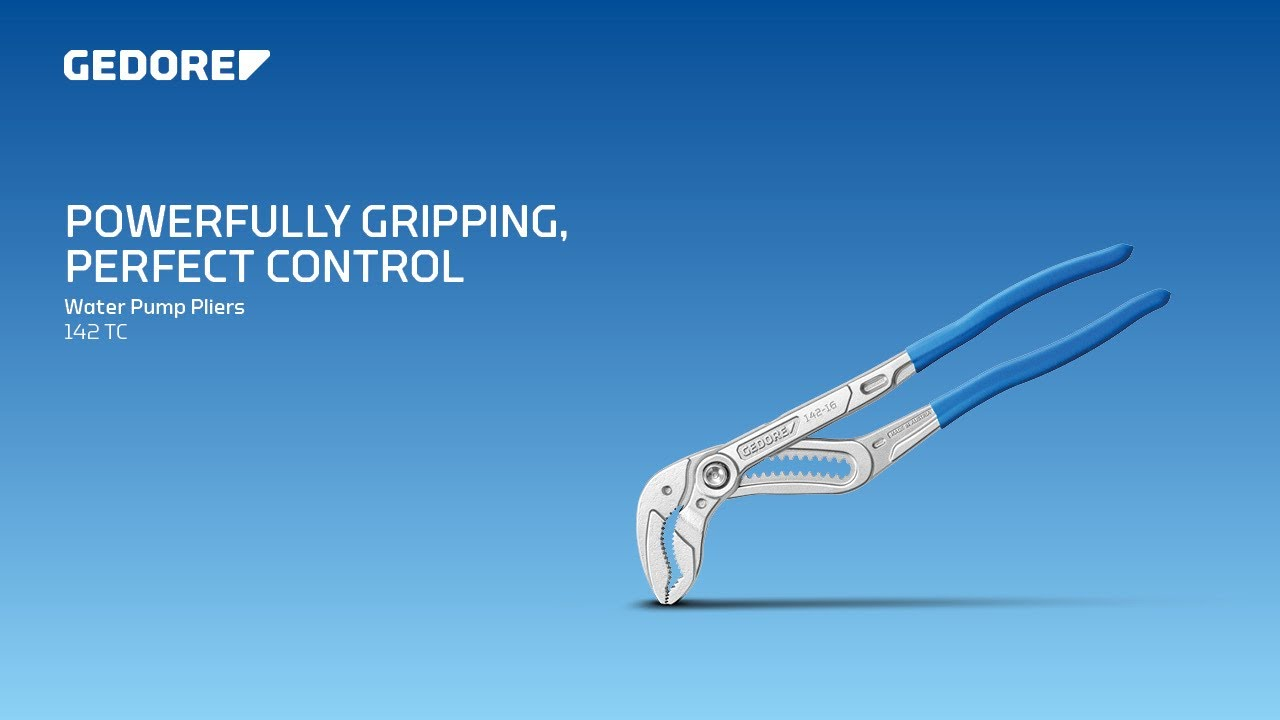 Powerfully gripping, perfect control – Water pump pliers 16" 142 16 TC