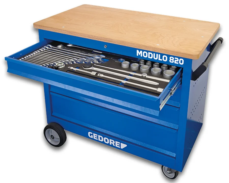 GEDORE Automotive Werkzeugwagen MODULO mit Nfz-Sortiment