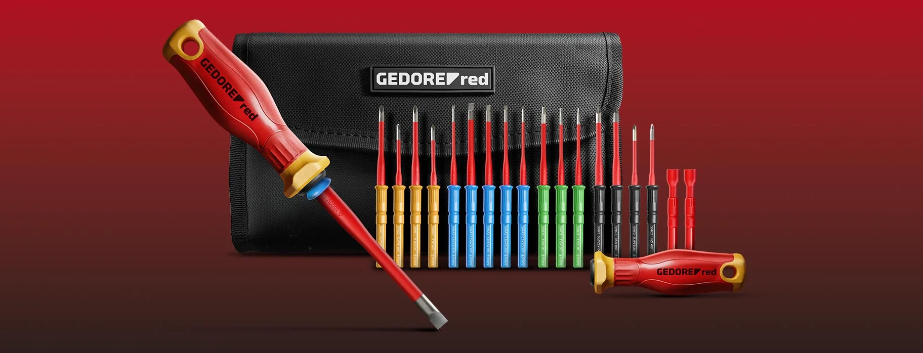 GEDORE red VDE-Schraubendreher-Satz mit Wechselklingen R39002020