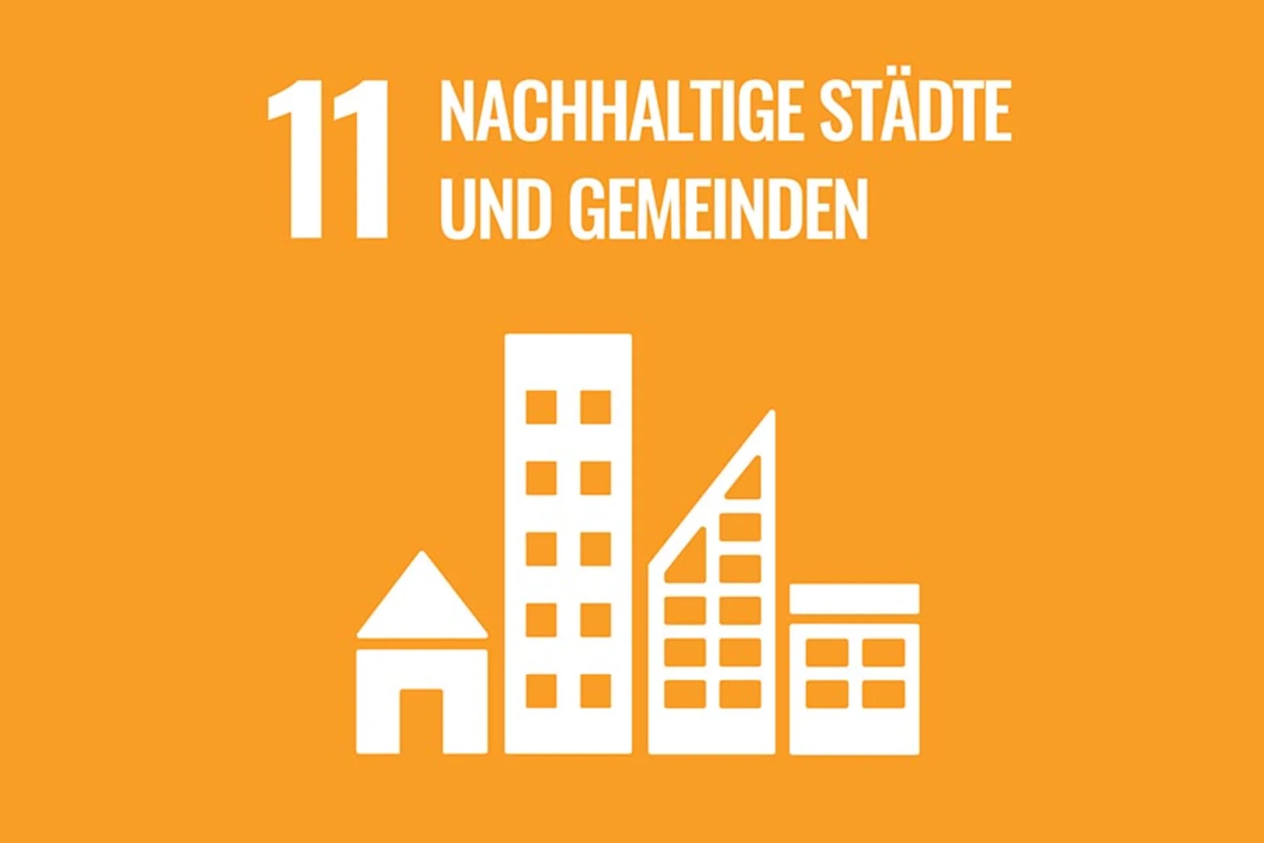 SDG Ziel NACHHALTIGE STÄDTE UND GEMEINDEN