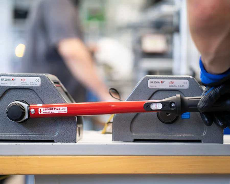 GEDORE red Drehmomentkalibrierung im DakkS Labor
