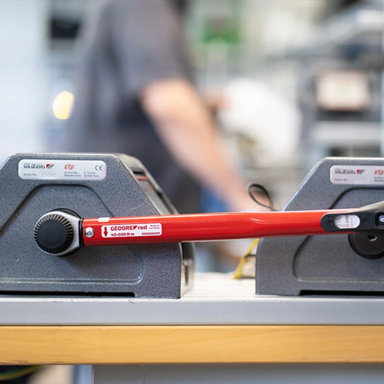 GEDORE red Drehmomentkalibrierung im DakkS Labor