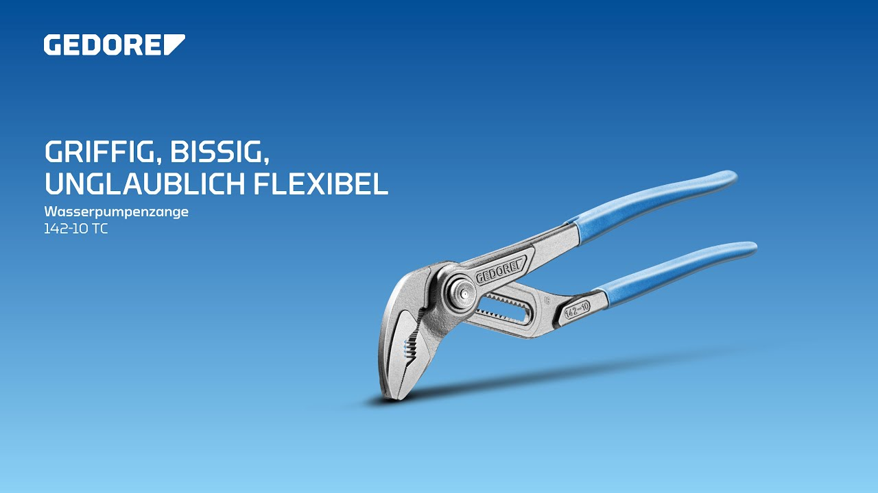 Griffig, bissig, unglaublich flexibel | 142 10 TC Universalzange