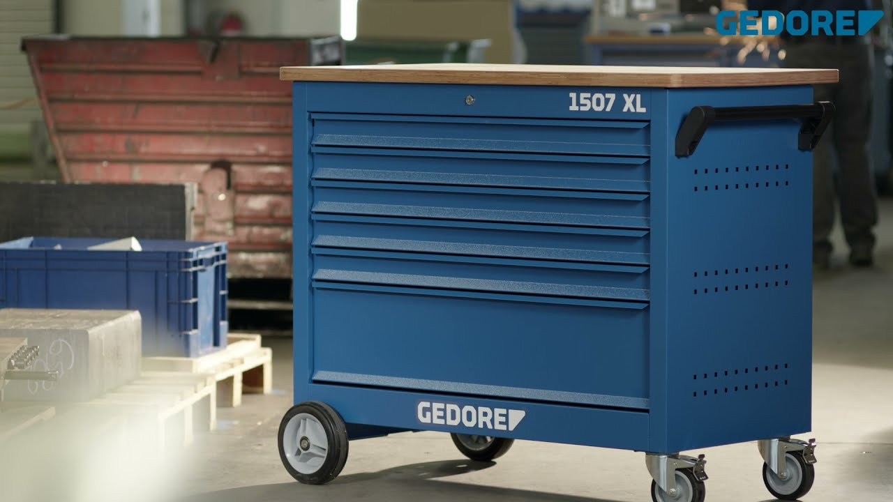 GEDORE 1507 XL 40200 ROLLWERKBANK: EXTRA BREIT