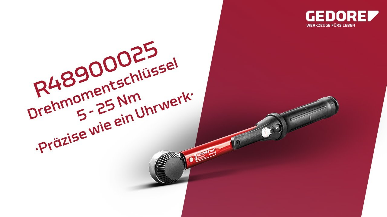 GEDORE red Drehmomentschlüssel 1/4" | R48900025 | 5-25 Nm